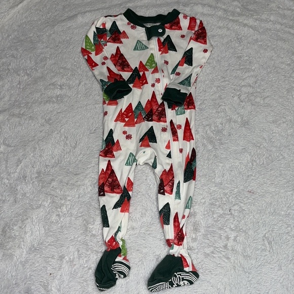 Burt's Bees Baby Other - (2 for $10) Burt’s bees Christmas footie/ sleeper